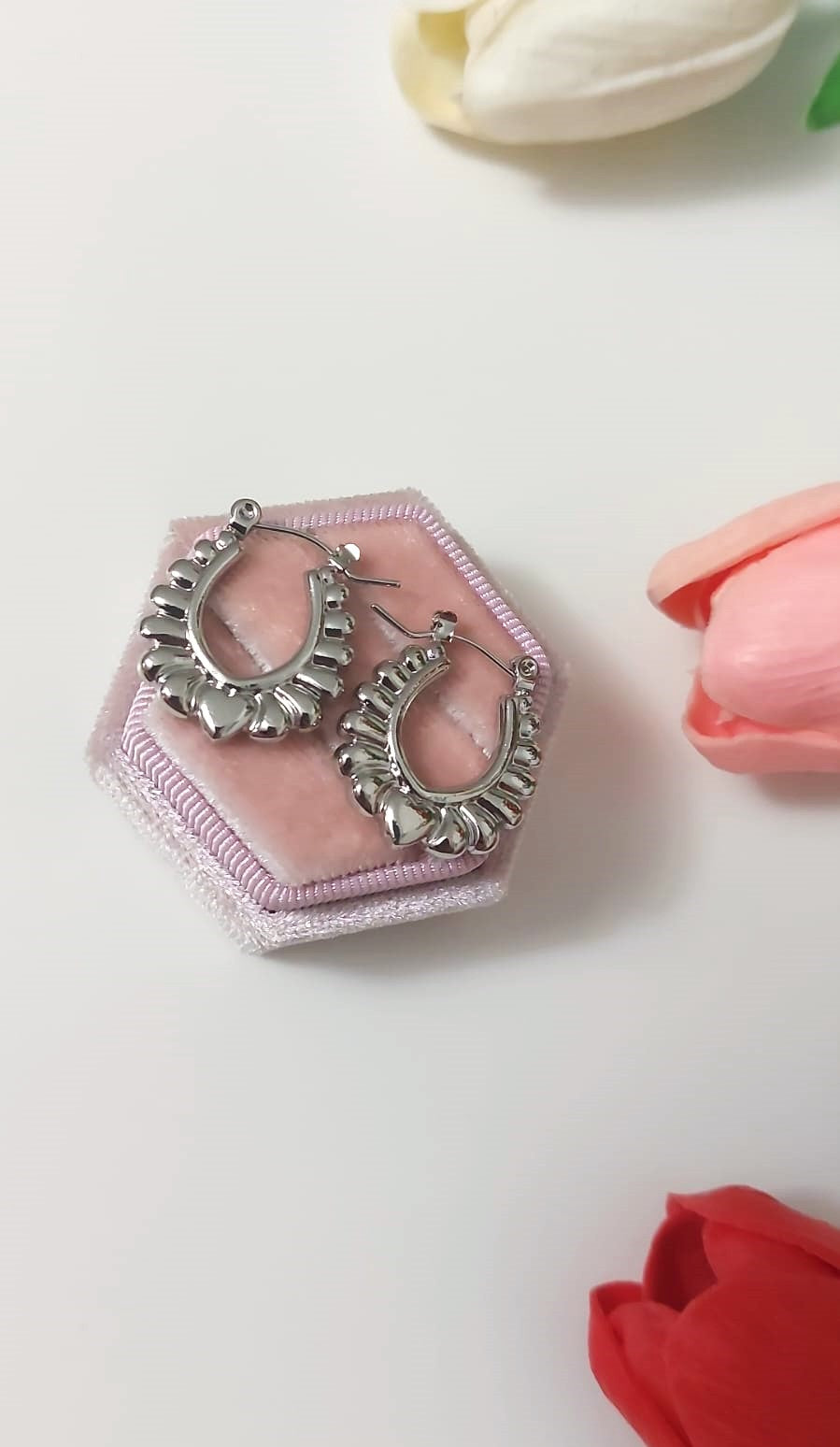 Orecchini REGINA DI CUORI silver