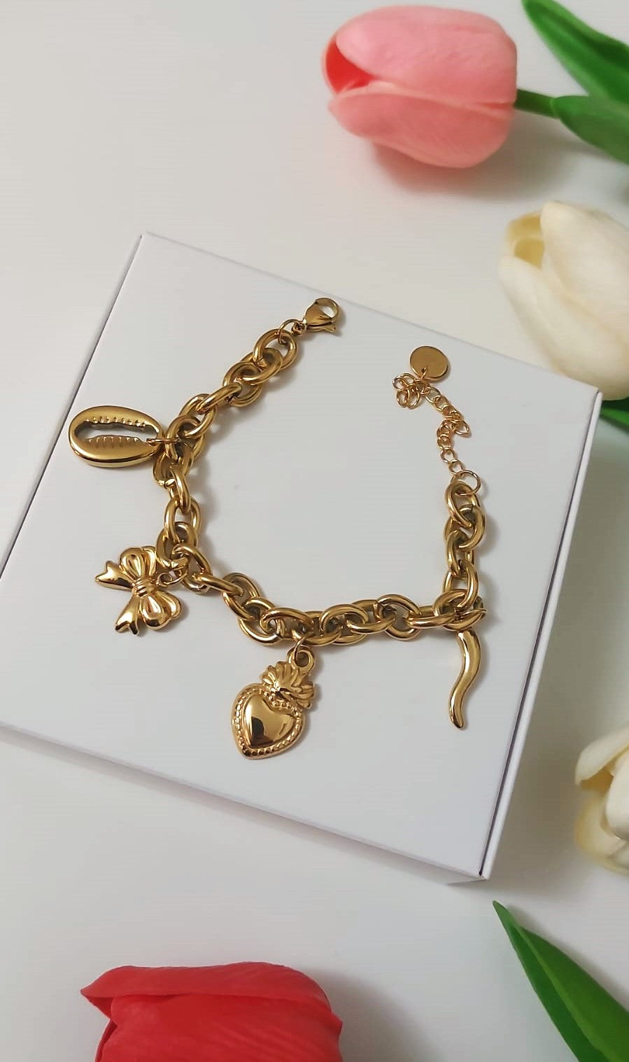 Bracciale EMILY charm gold