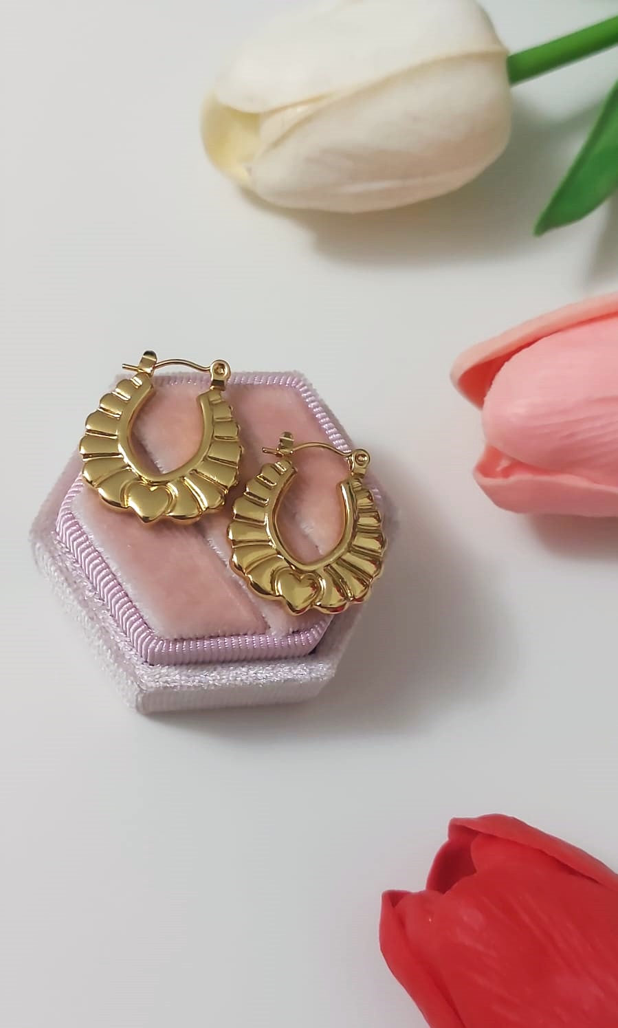 Orecchini REGINA DI CUORI gold