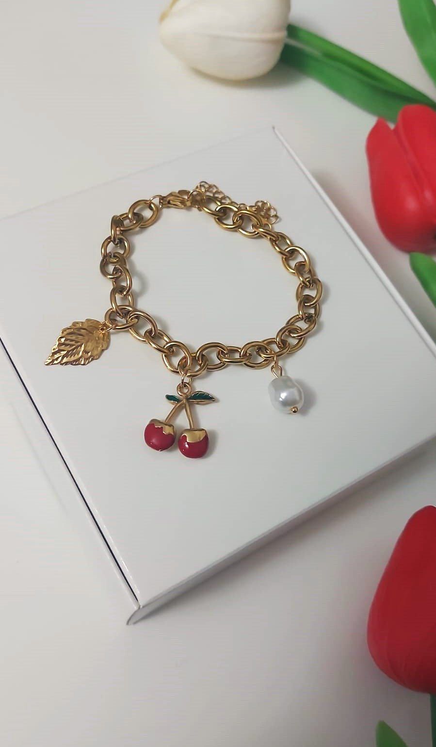 Bracciale Ciliegie charm