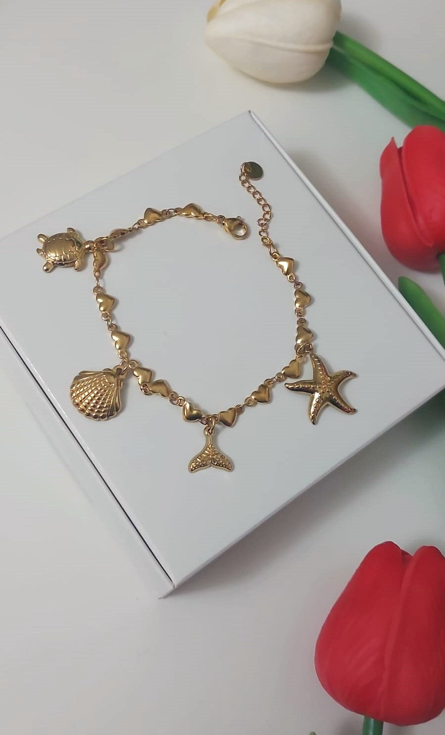 Bracciale Cuoricini Charm SUMMER