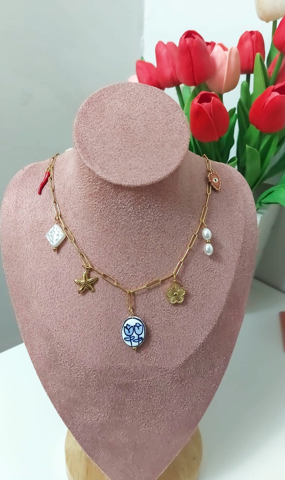 Collana Amalia charm