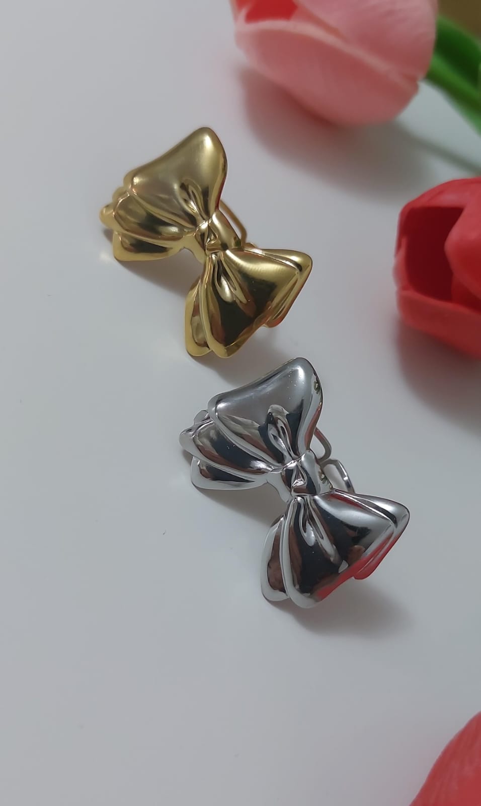 Anello Big Fiocco Silver