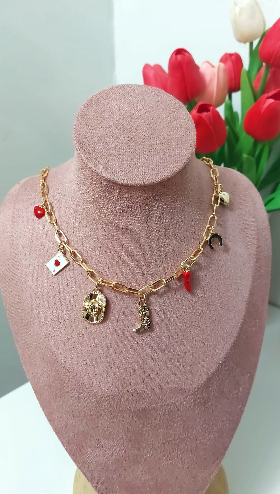 Collana charm COWBOY