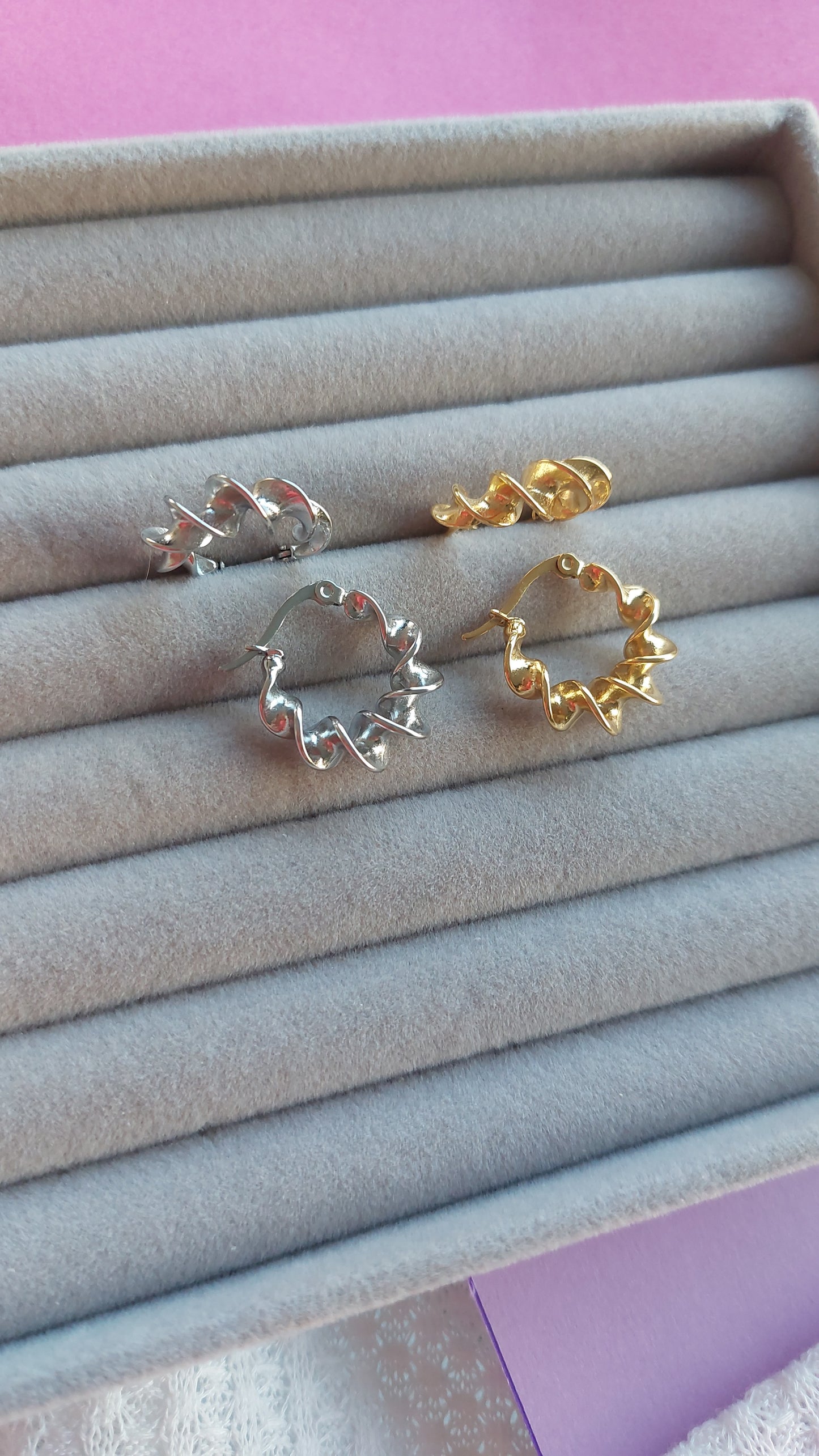 Orecchini Cerchietti Spiral