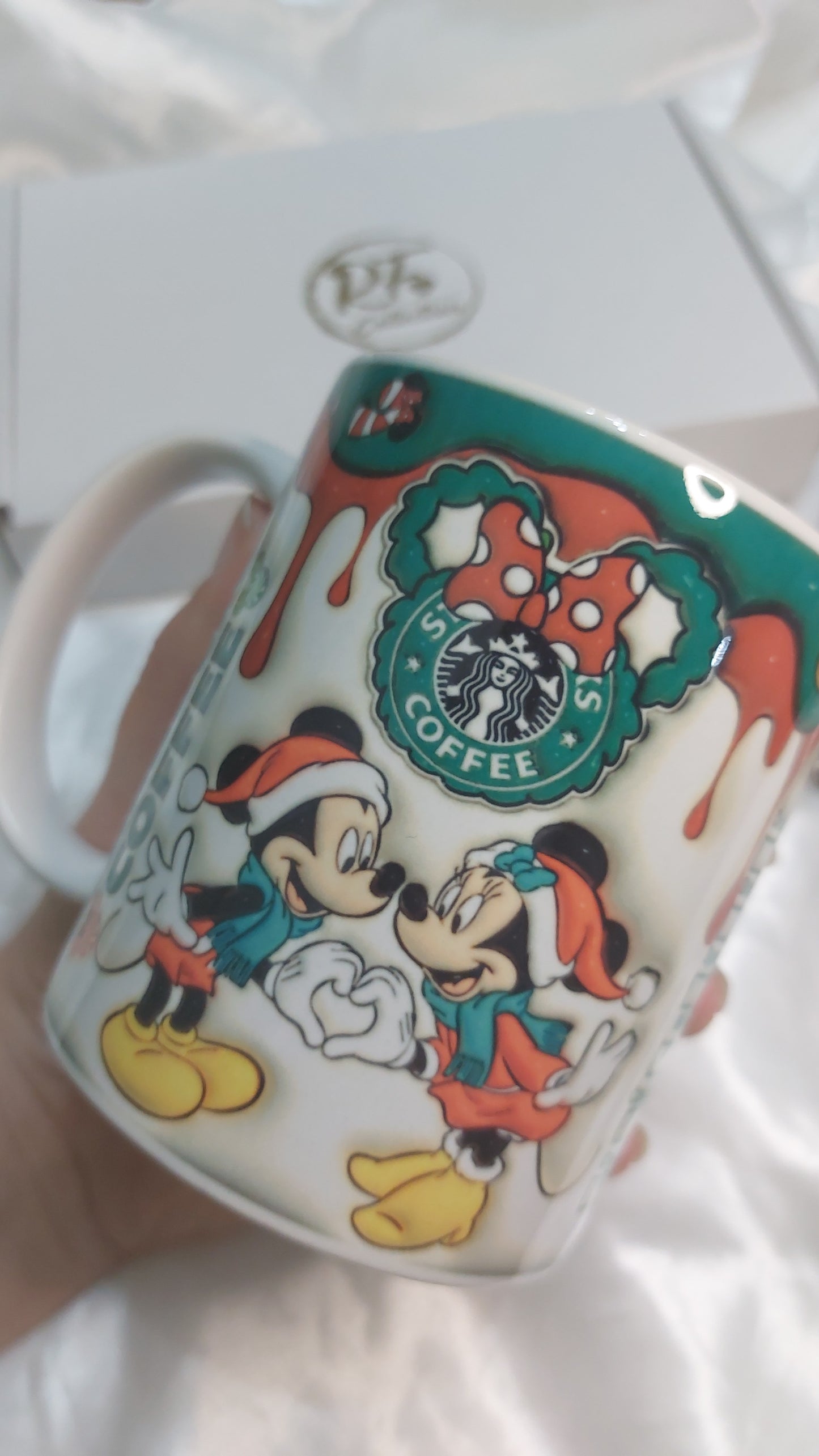 Tazza 3D topolino e minni natale