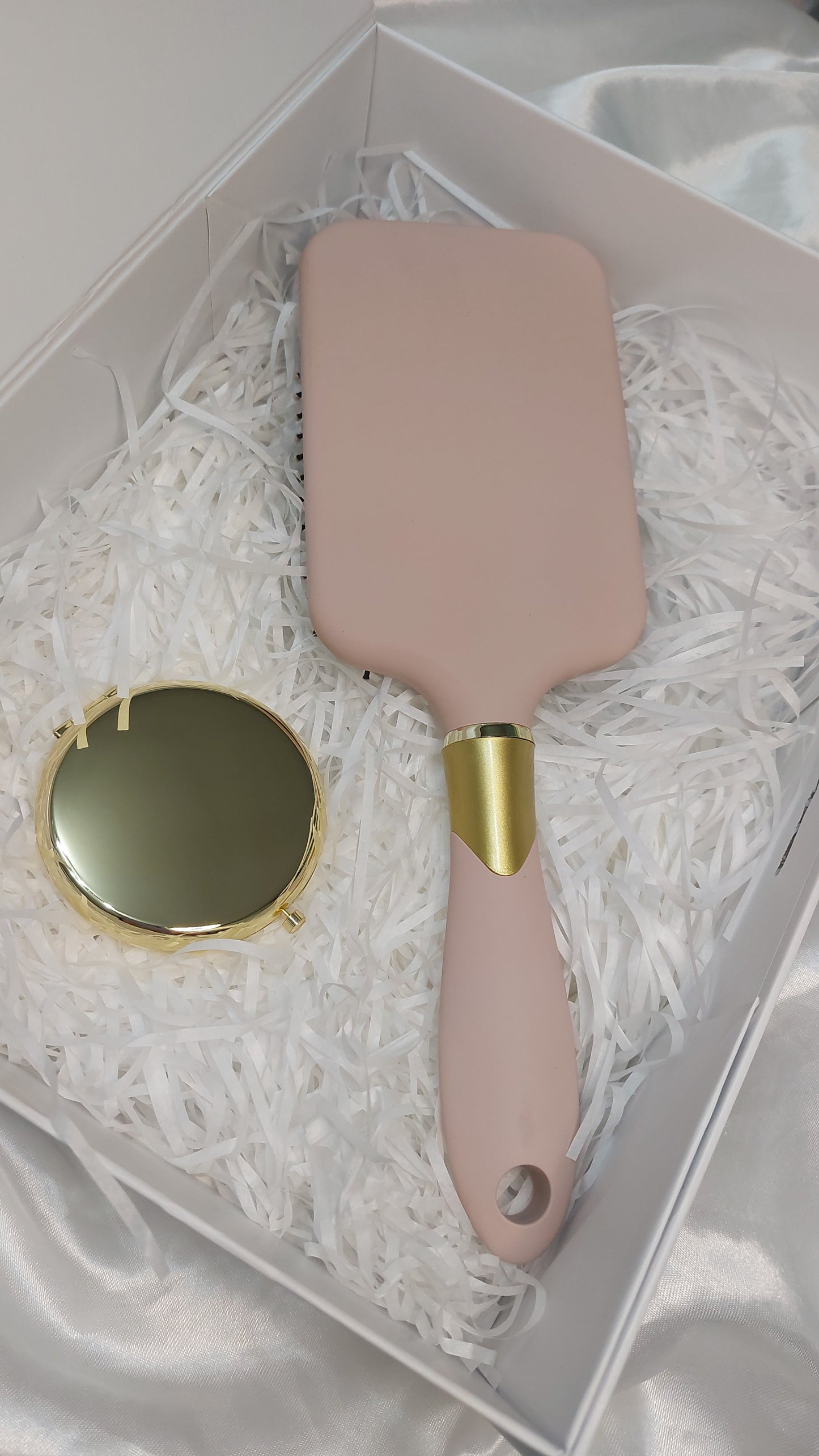 Set oro Spazzola + specchietto