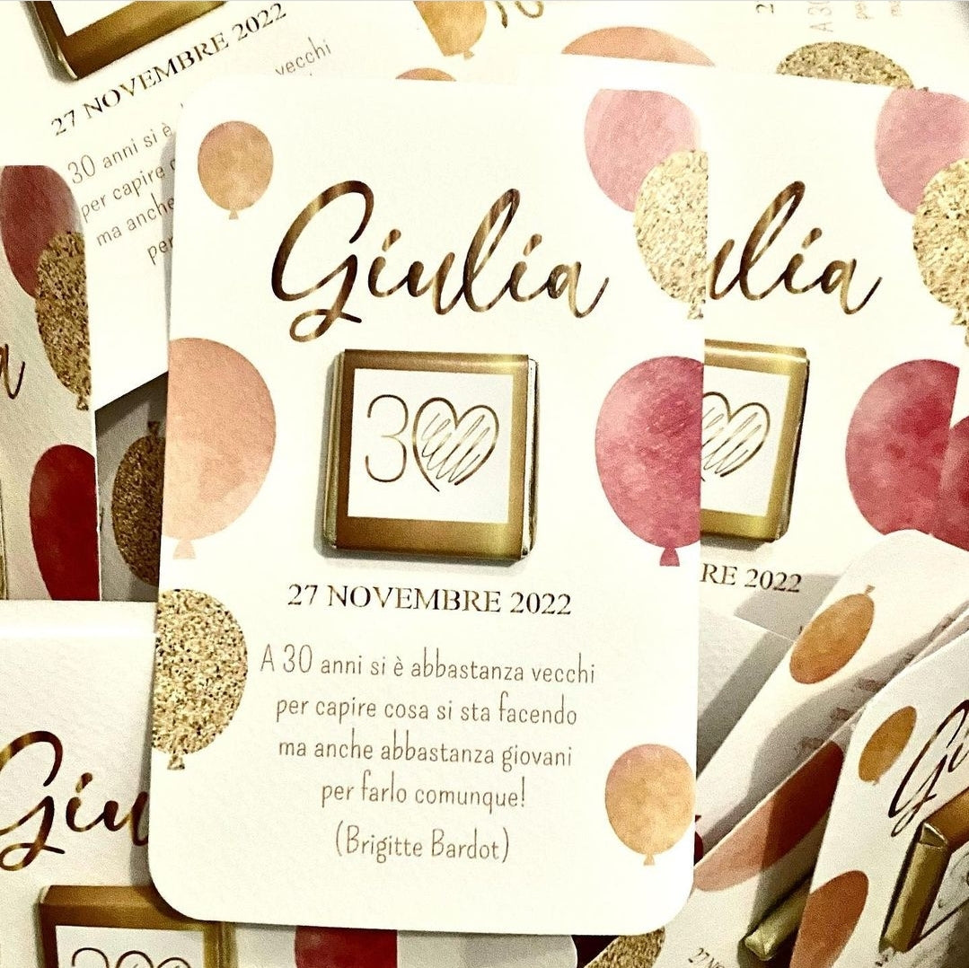 BOX CIOCCOLATINI PERSONALIZZATI