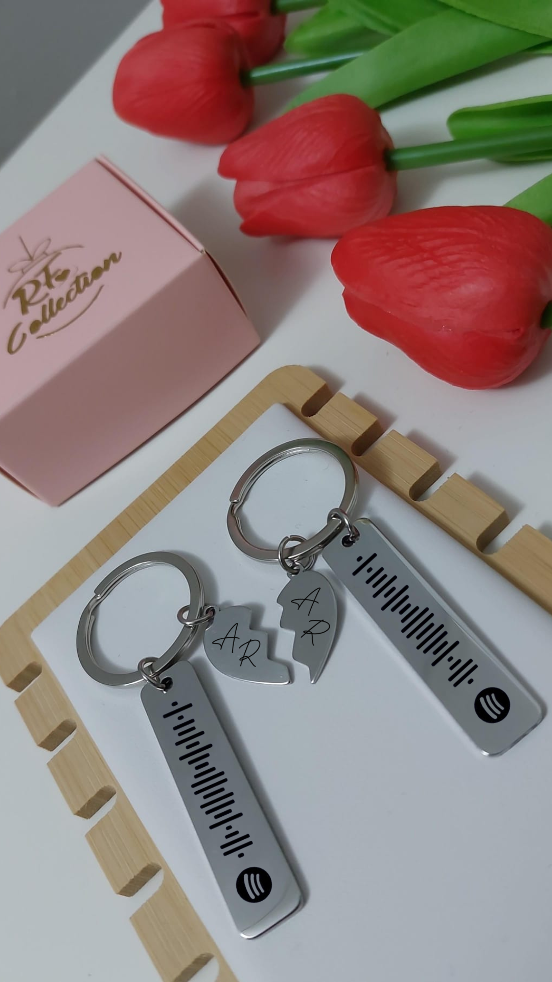 Personalizzato romantico Cartoon coppia portachiavi in acrilico con Personalizzato romantico Cartoon coppia portachiavi in acrilico con