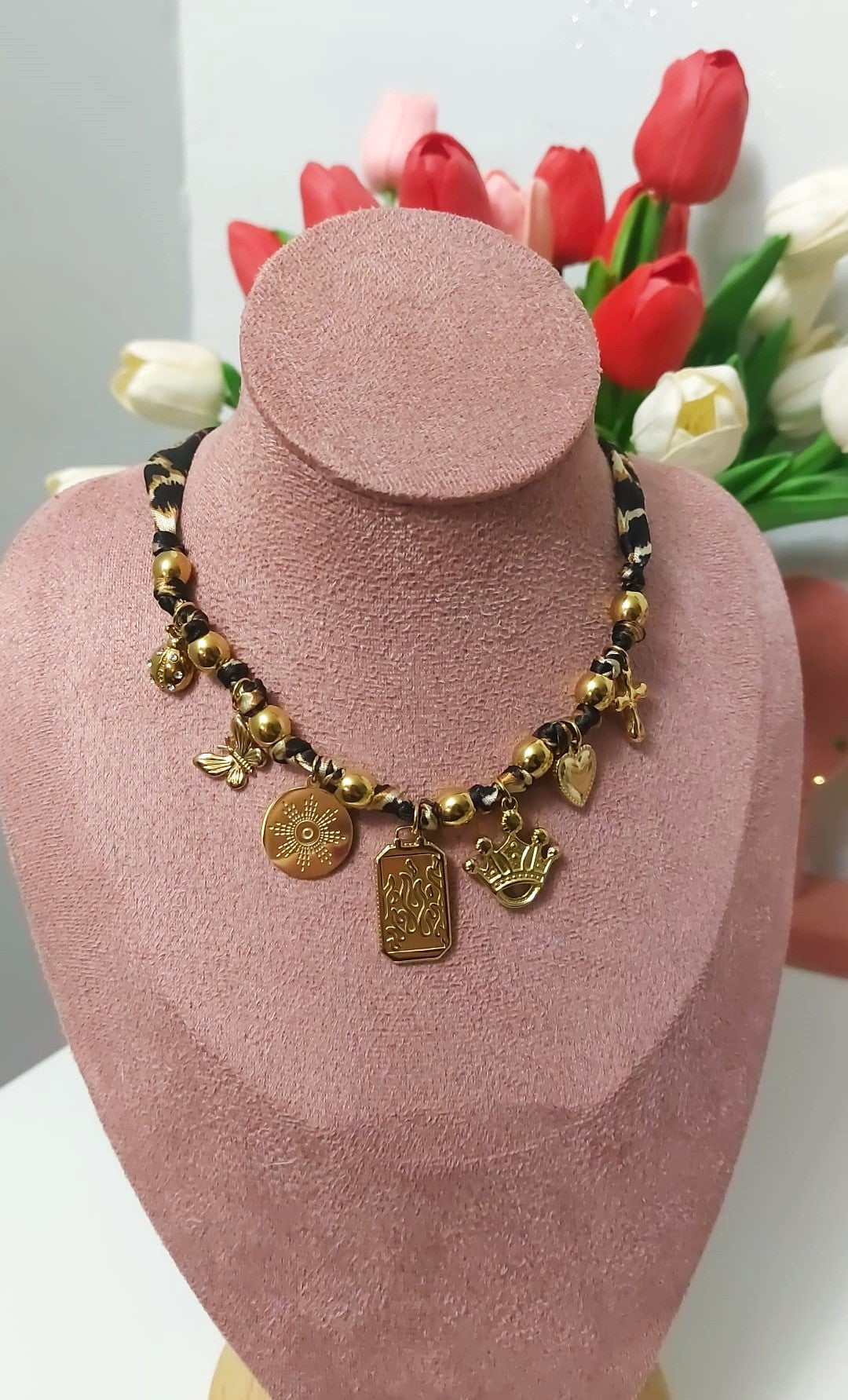 Collana Leopard Charm