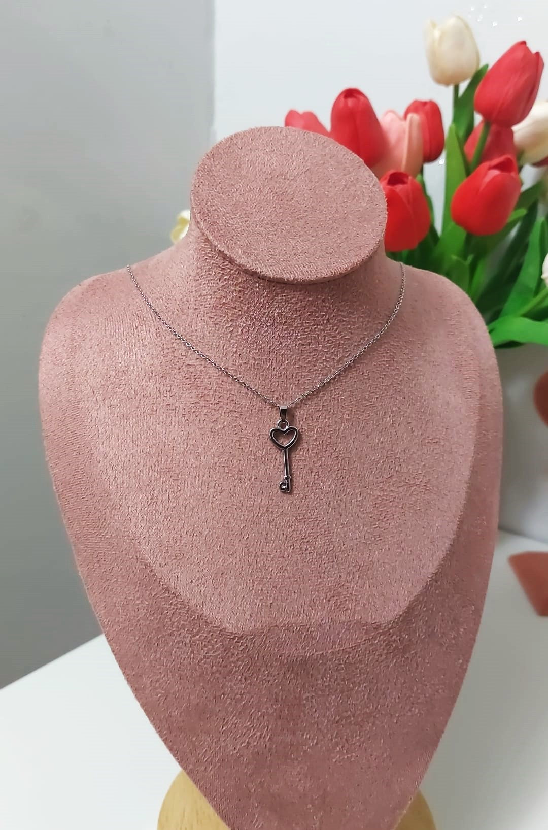 Collana Chiave Del Mio Cuore silver