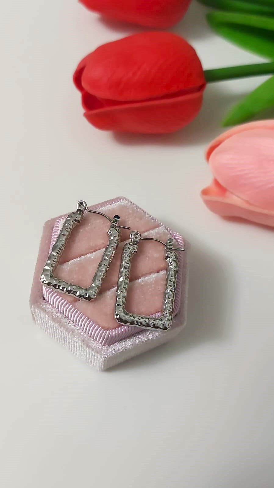 Orecchini Square silver