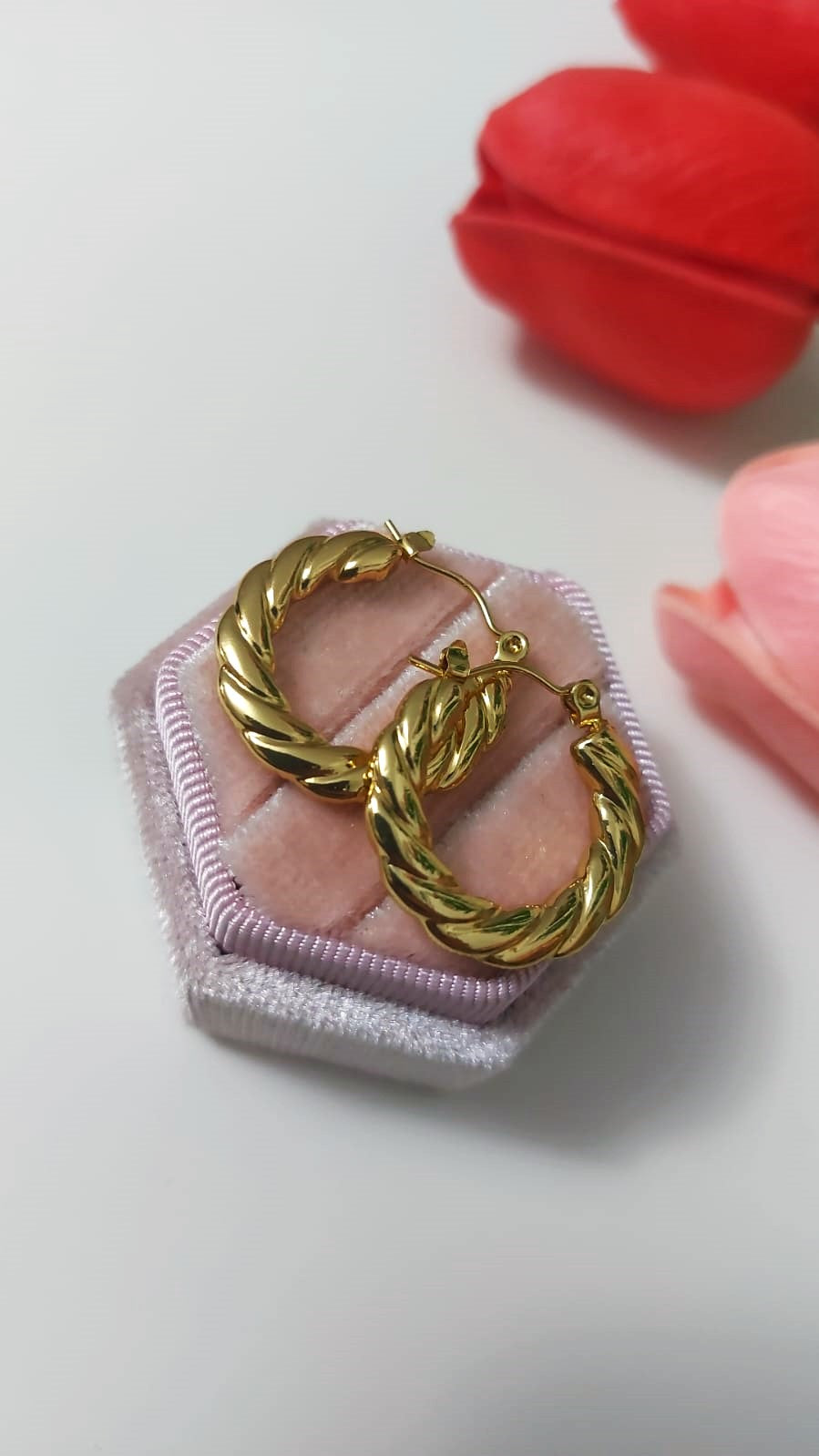 Orecchini corda gold