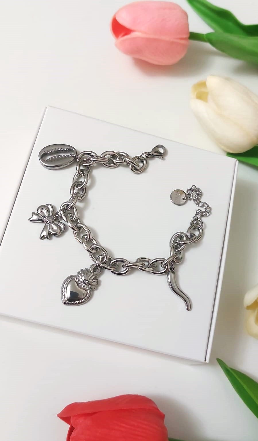 Bracciale EMILY charm silver