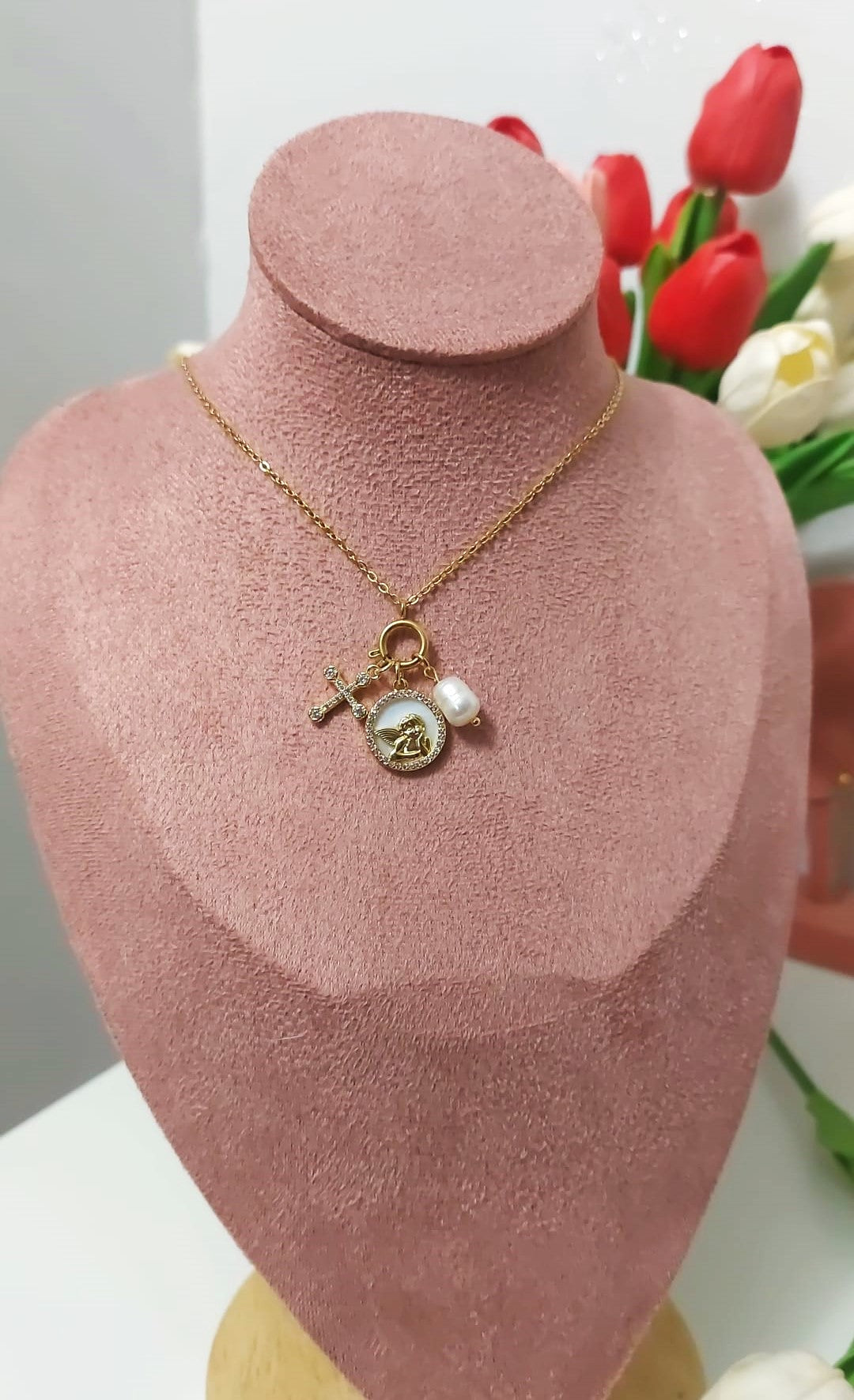 Collana Angel Charm gold