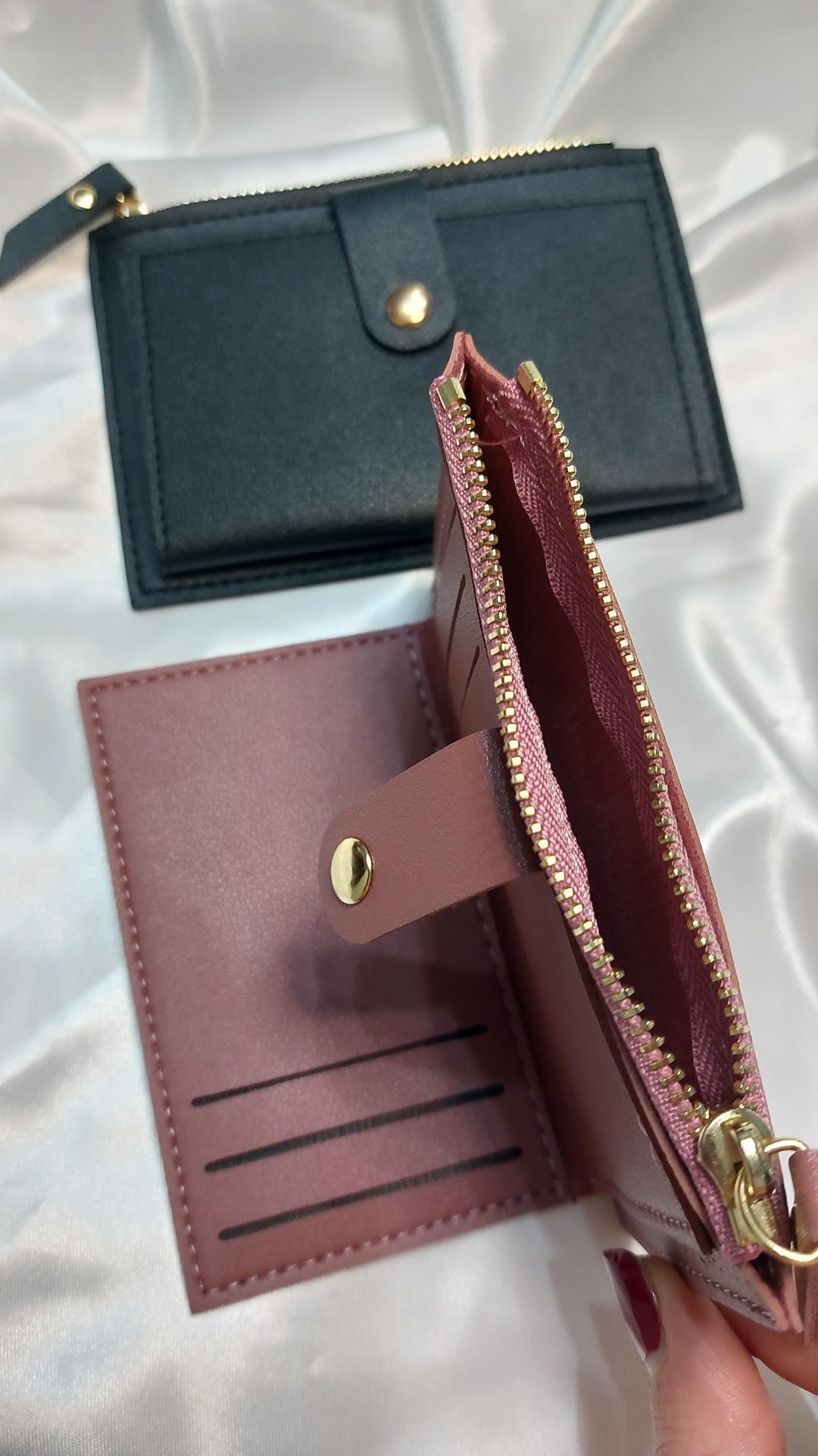 Mini wallet portamonete