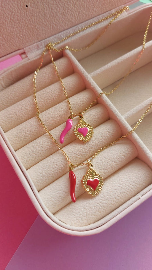Collana CUORE SACRO COLOR