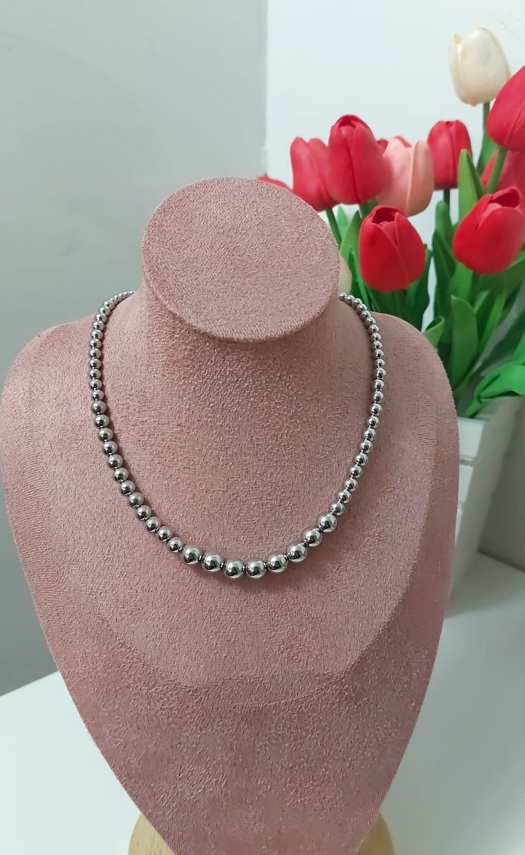 Collana Sfere Silver