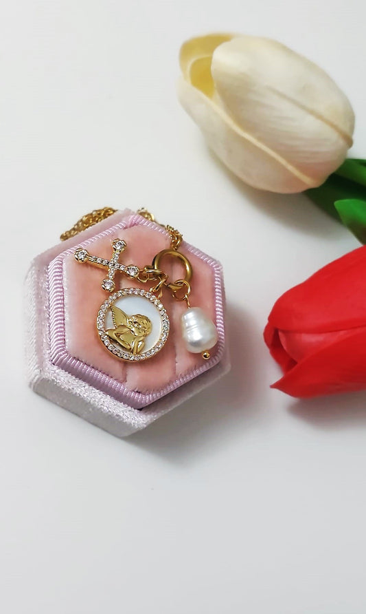 Collana Angel Charm gold