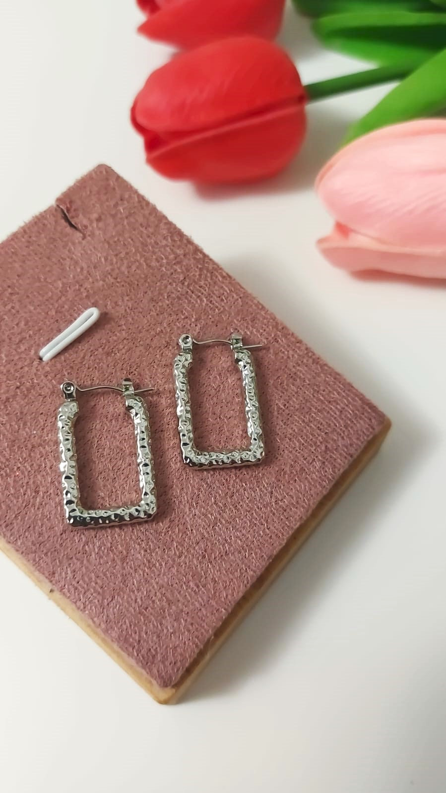 Orecchini Square silver