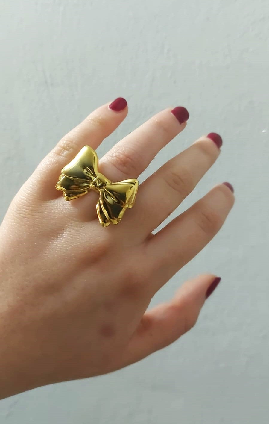 Anello Big Fiocco Gold