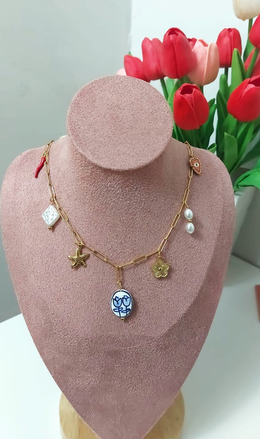 Collana Amalia charm