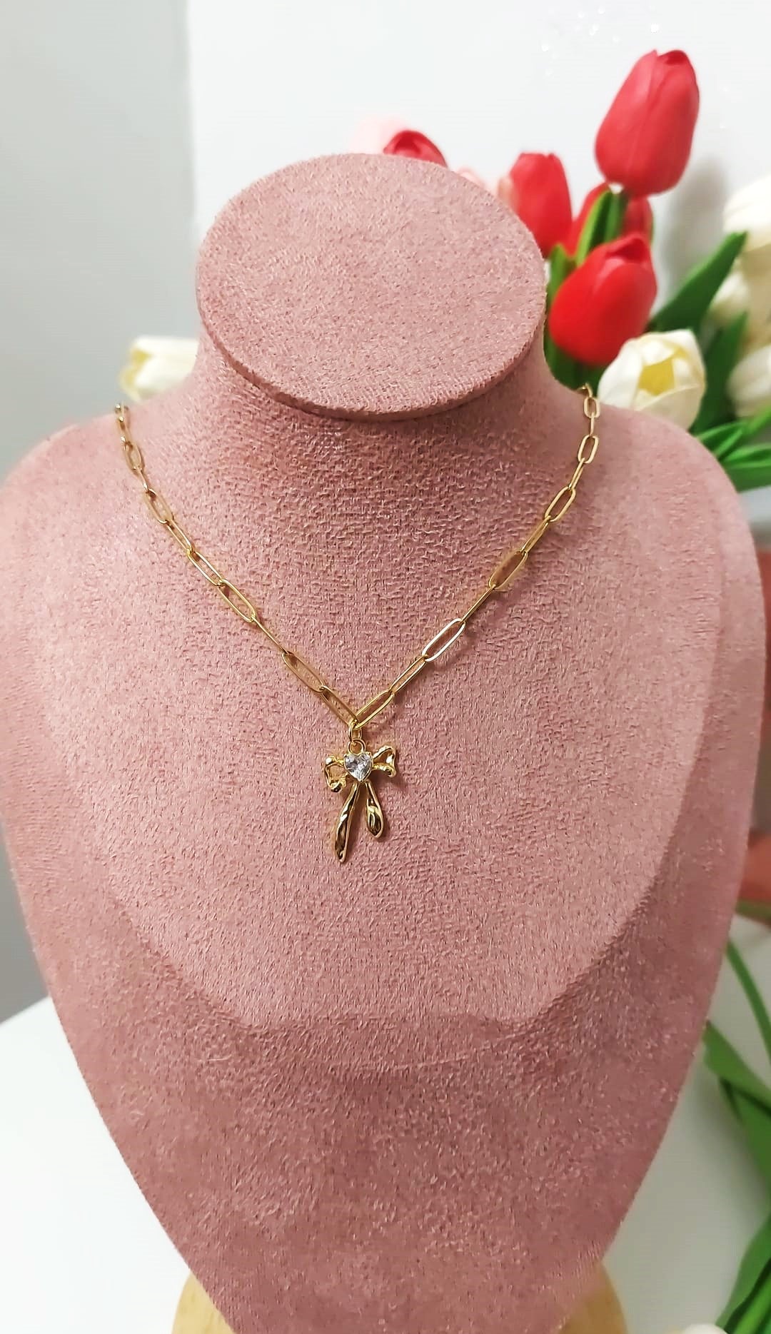 Collana Catena Fiocco