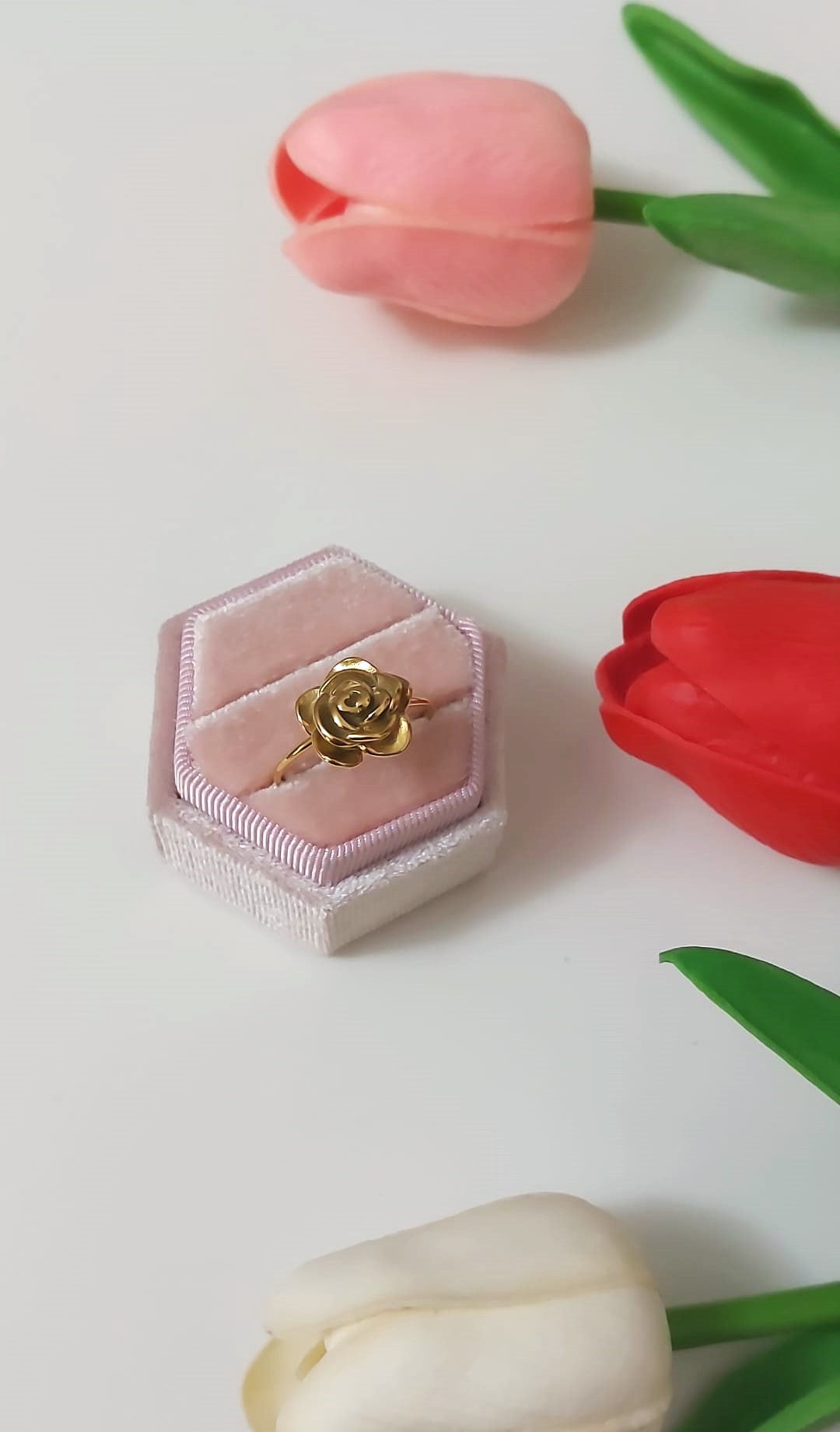 Anello Rosa gold