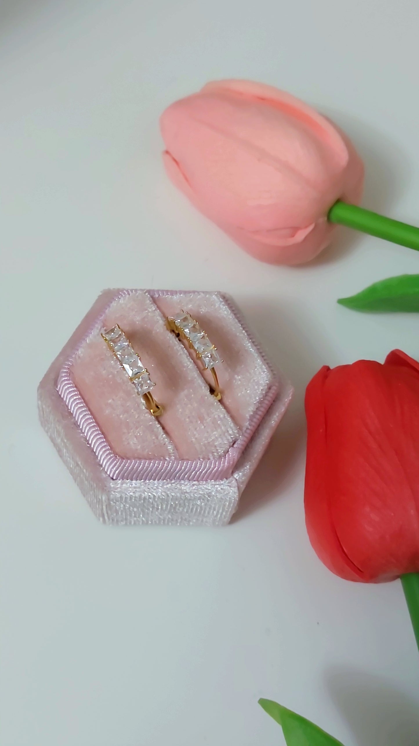 Cerchietti con zirconi gold