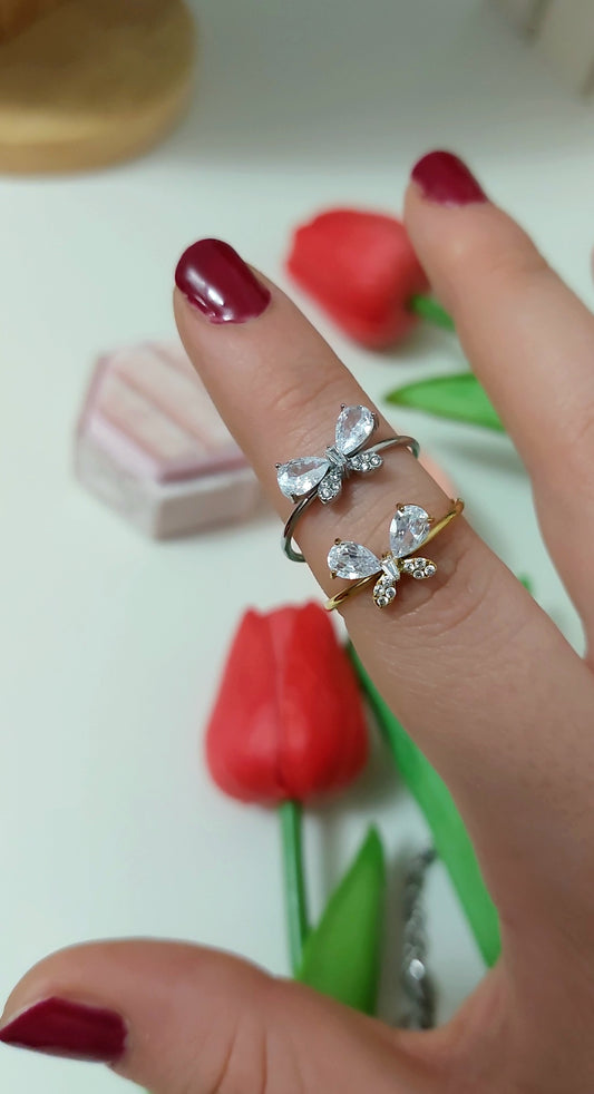 Anello Farfallina regolabile