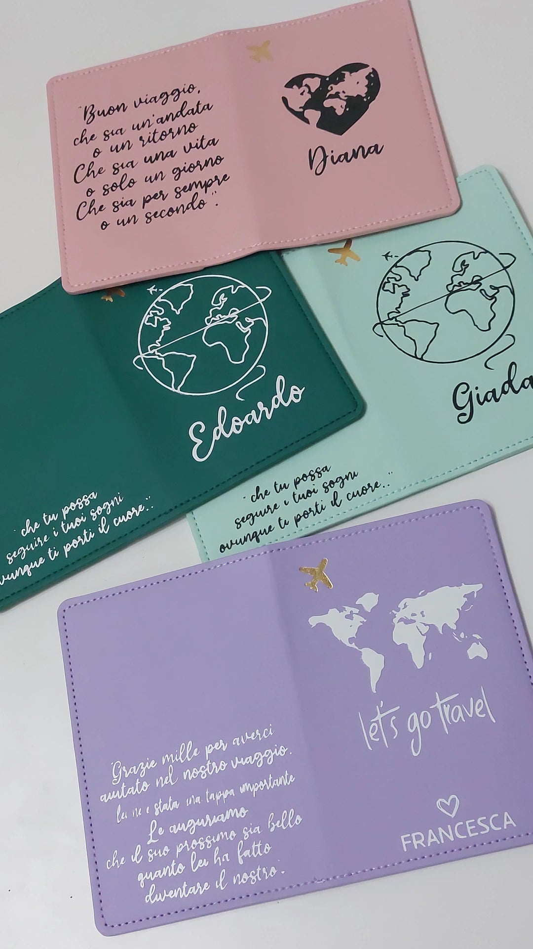 CUSTODIA PASSAPORTO PERSONALIZZATO RF Collection Regali Personalizzati custodia-passaporto-personalizzato-rf-collection-regali-personalizzati