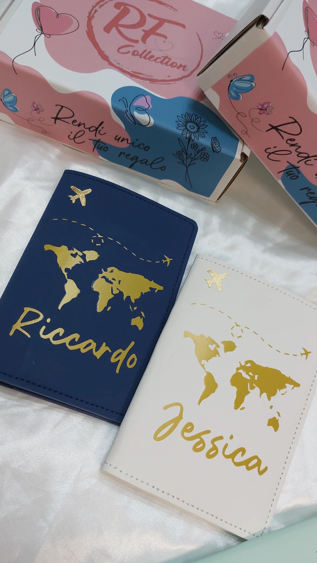 Copertina per passaporto in vera pelle personalizzata con incisione. - NET Copertina per passaporto in vera pelle personalizzata con incisione. - NET