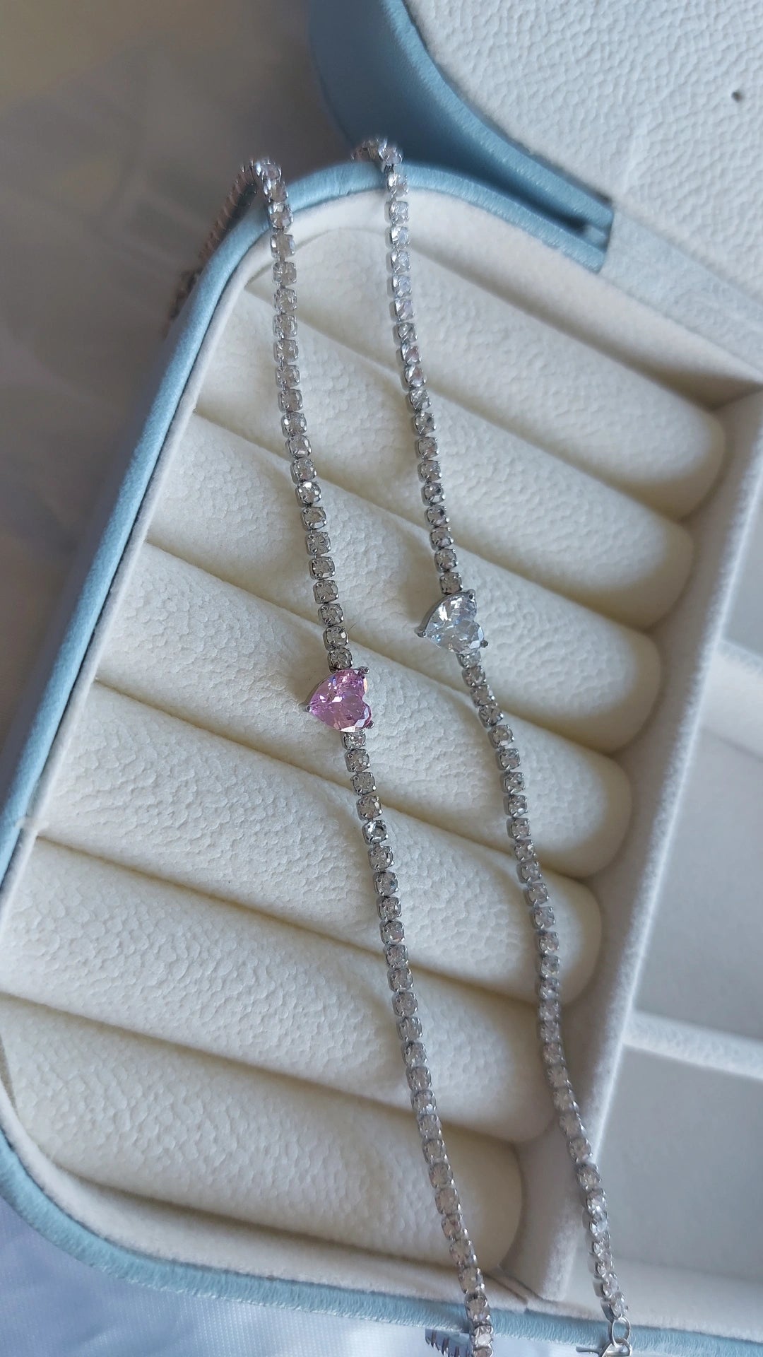 PF BC 1 1 Bracciale tennis cuori e diamanti Marco Gerbella PF BC 1 1 Bracciale tennis cuori e diamanti Marco Gerbella