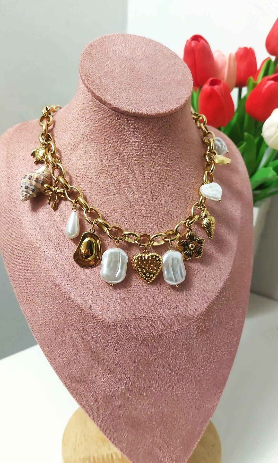 Collana Multi Charm GOLD