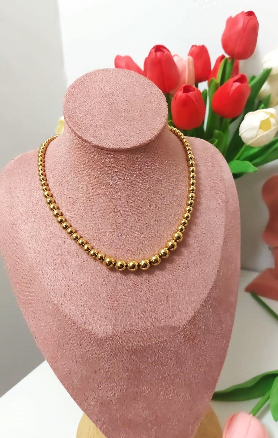 Collana Sfere Gold