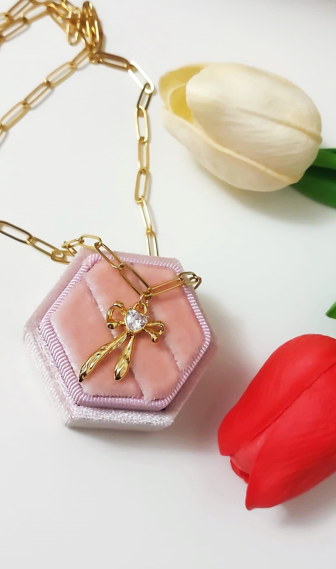 Collana Catena Fiocco