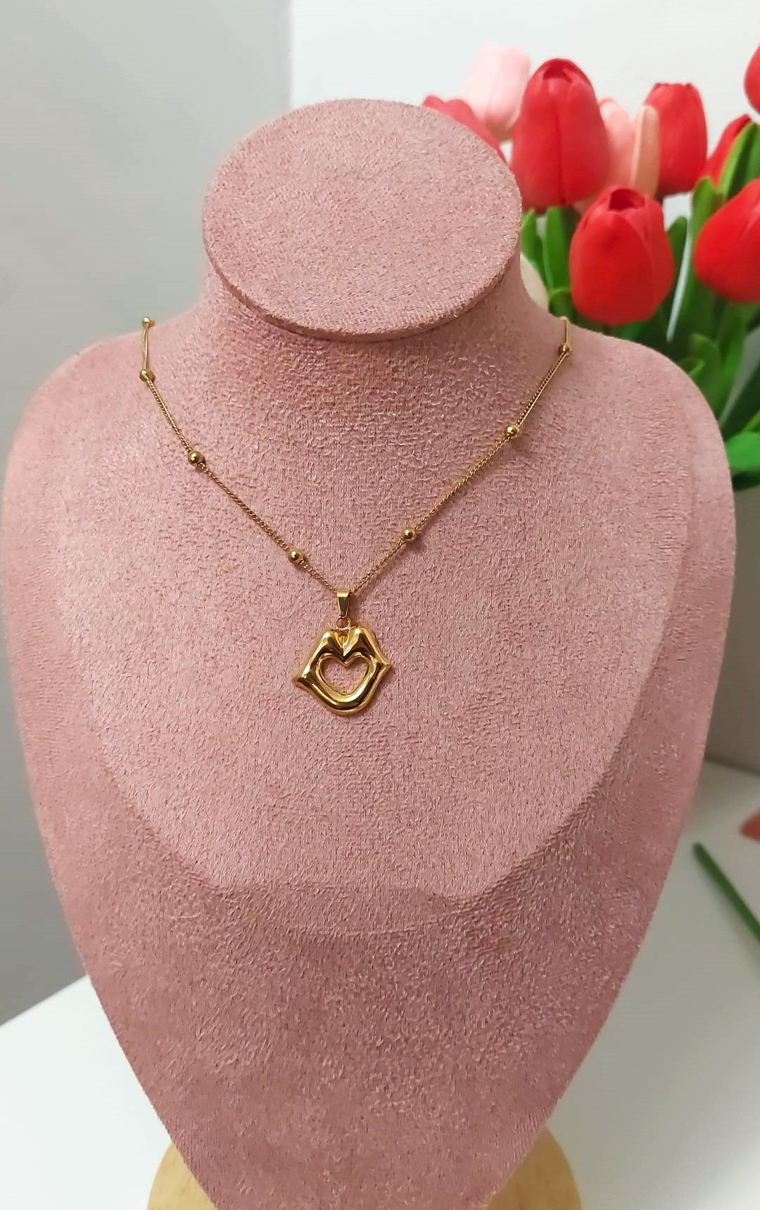 Collana Bacio gold