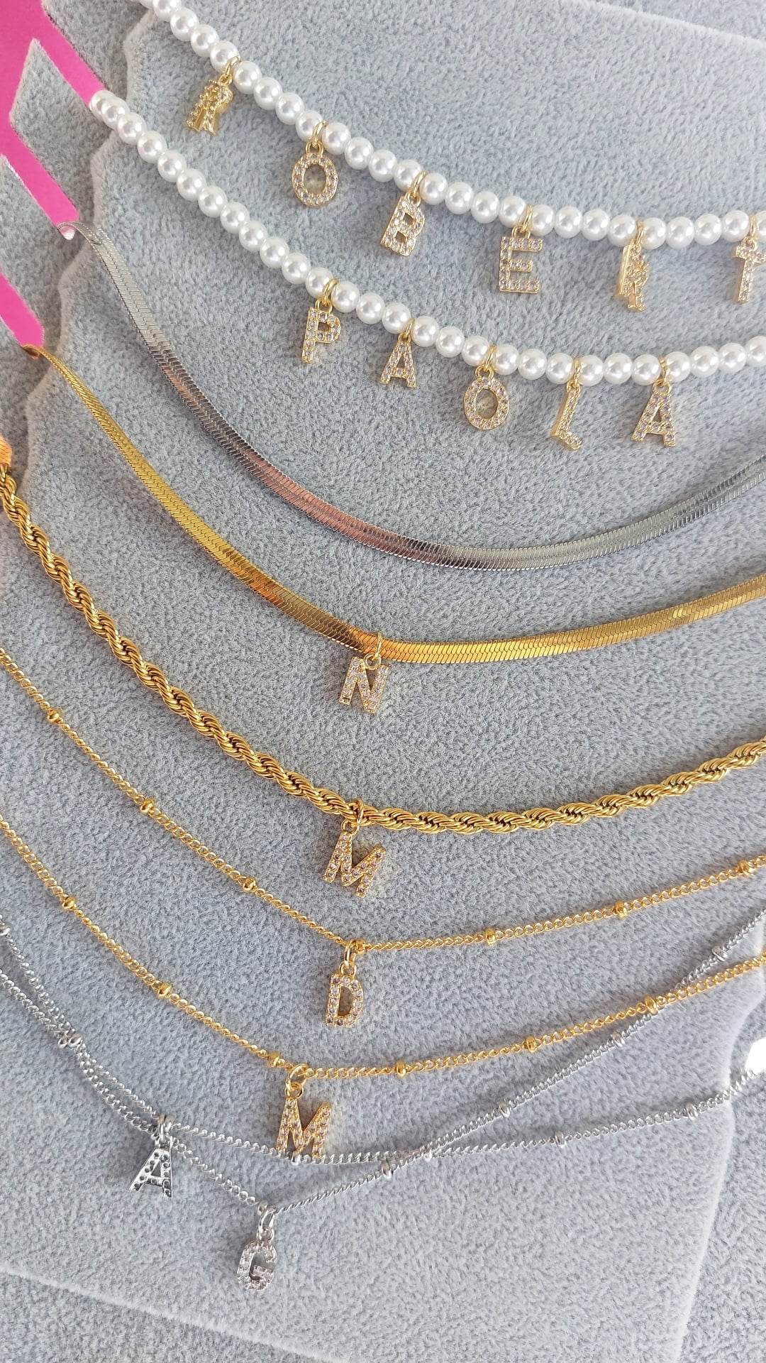 COLLANA CON INIZIALE