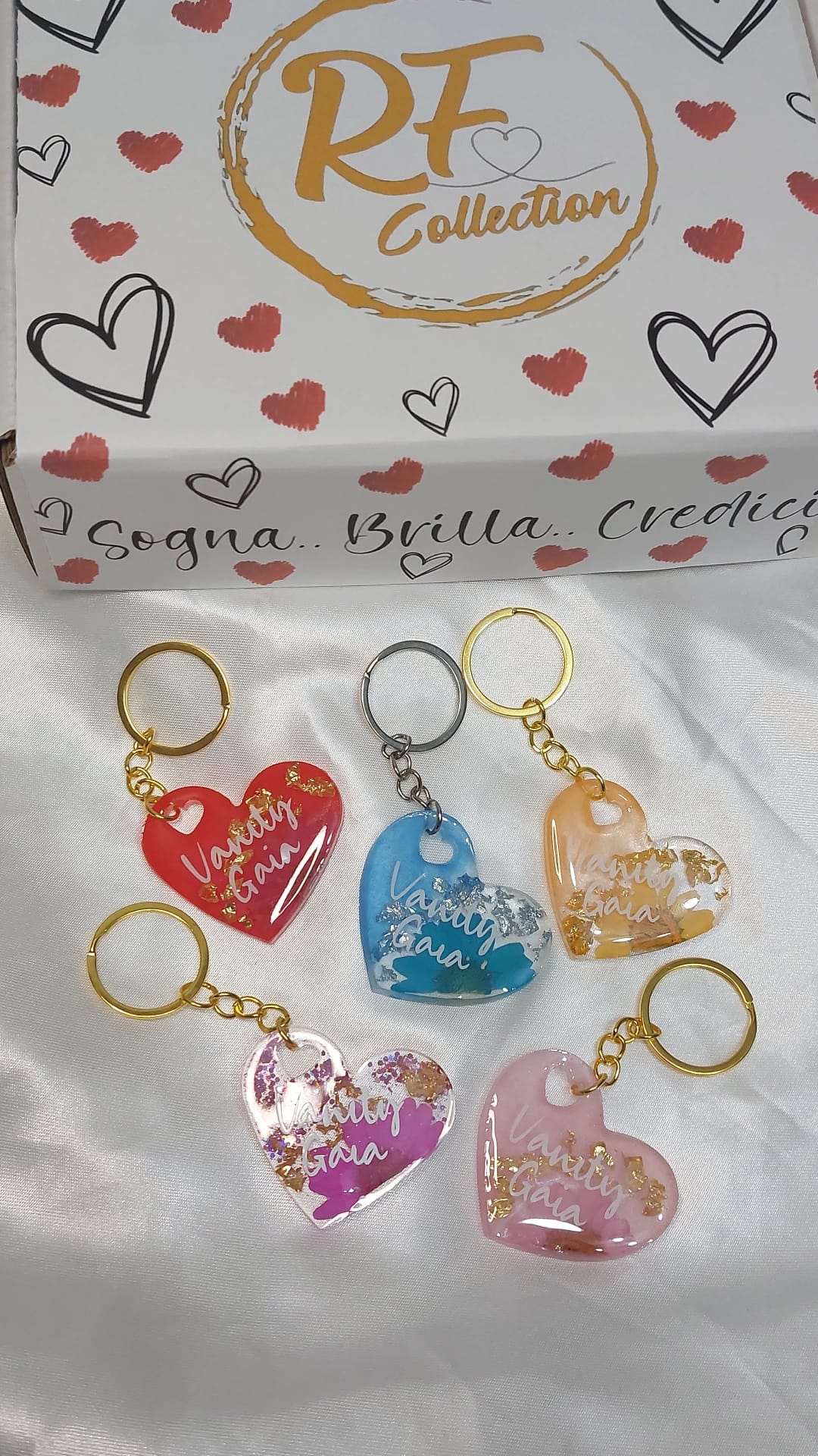 PORTACHIAVI CUORE PERSONALIZABILE